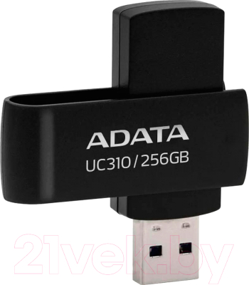 USB flash накопитель A-data UC310 256GB (UC310-256G-RBK) - фото