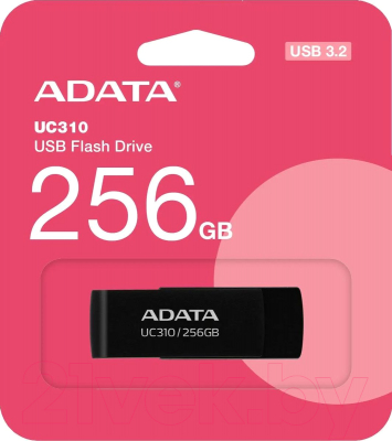 USB flash накопитель A-data UC310 256GB (UC310-256G-RBK)