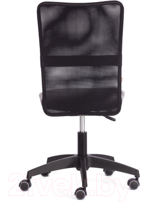 Кресло офисное Tetchair 29/W-11 флок/ткань (серый/черный)