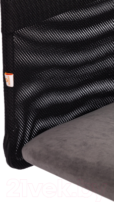 Кресло офисное Tetchair 29/W-11 флок/ткань (серый/черный)