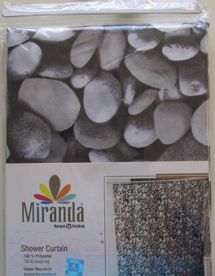 Шторка-занавеска для ванны Miranda Rocks