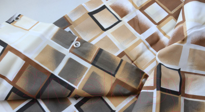 Шторка-занавеска для ванны Miranda Kare Beige - фото