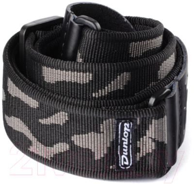 Ремень для гитары Dunlop Manufacturing D38-10GY Strap Cammo Grey - фото