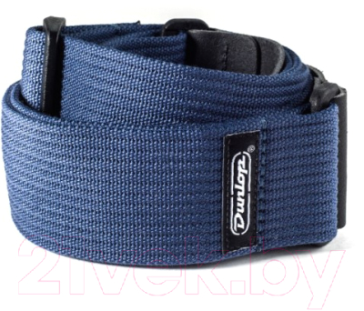 Ремень для гитары Dunlop Manufacturing D27-01NV Ribbed Cotton Navy Blue - фото