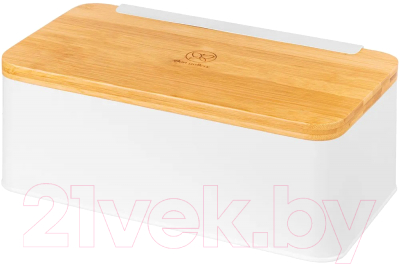 Хлебница Elan Gallery С бамбуковой крышкой-доской / 240317 - фото