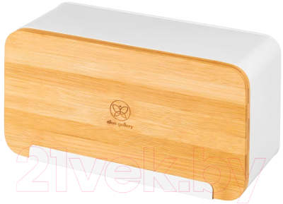 Хлебница Elan Gallery С бамбуковой крышкой-доской / 240317