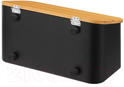 Хлебница Elan Gallery С бамбуковой крышкой-доской / 240397