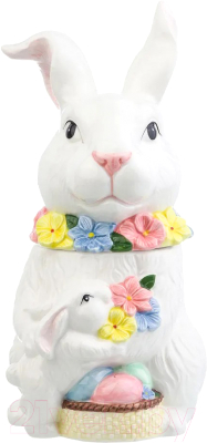 Емкость для хранения Elan Gallery Заяц с зайчонком / 340054 - фото