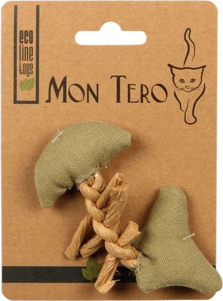 Игрушка для кошек Mon Tero Eco Рыбья кость с кошачьей мятой / 51462 - фото