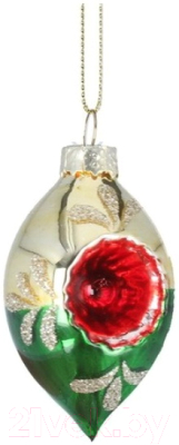 Елочная игрушка Gisela Graham Nostalgia. Капля / 201 - фото