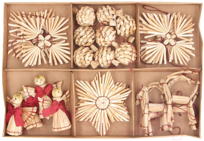 Набор елочных игрушек Gisela Graham Nordic Kitchen / 12288 - фото