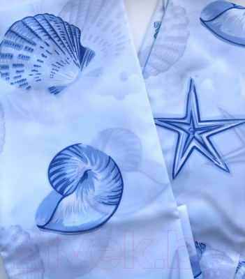 Шторка-занавеска для ванны Miranda Starfish Blue