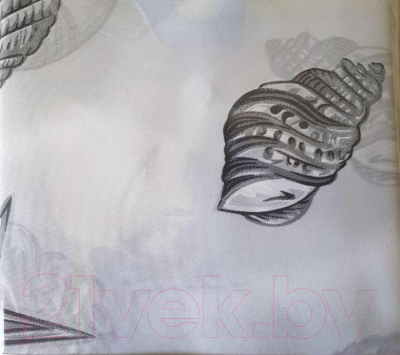 Шторка-занавеска для ванны Miranda Starfish Grey