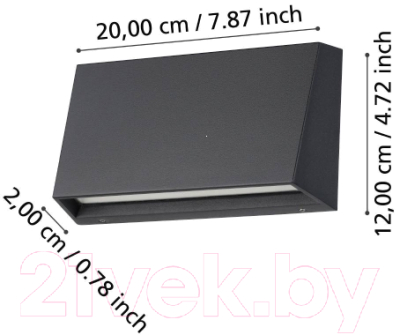 Бра уличное Eglo Spongano 900887