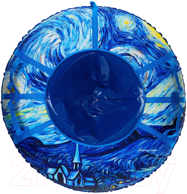 Тюбинг-ватрушка Winter Star Звездная ночь / 9408937 - фото