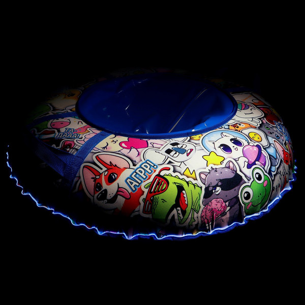 Тюбинг-ватрушка Winter Star Стикер / 9408930 