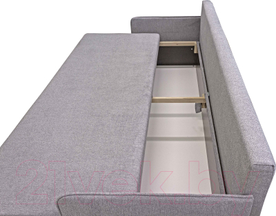 Диван Домовой Юни 3 (Santos Light Grey)