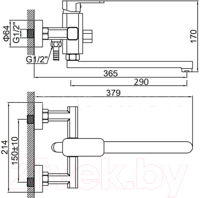 Смеситель Wisent W72217