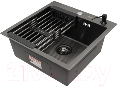 Мойка кухонная Arfeka Eco AR 50x50 + CL AR + DS AR