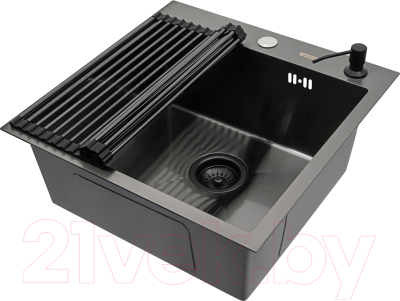 Мойка кухонная Arfeka Eco AR 50x50 + RM AR + DS AR - фото