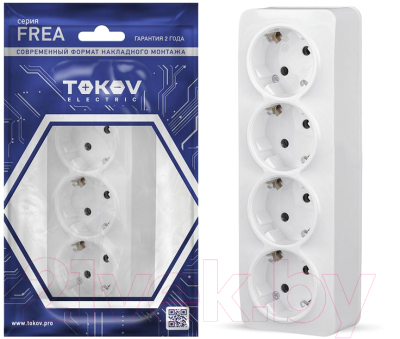 Розетка Tokov Electric TKE-FR-R4Z-C01