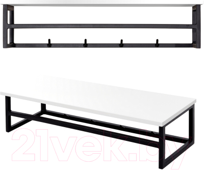 Вешалка для одежды Millwood Сканди 4 92x29x22