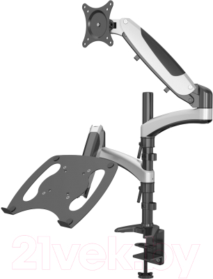 Кронштейн для монитора и ноутбука Cactus CS-VM-LH08-AL - фото