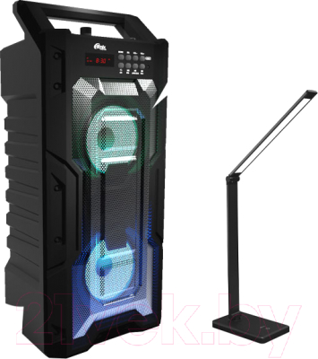 Портативная колонка Ritmix SP-830B + настольная лампа Ritmix LED-540 (SP-830B_LED-540) - фото
