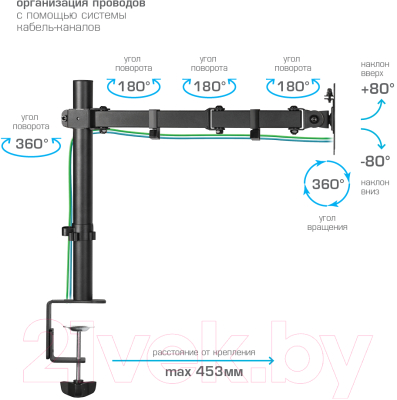 Кронштейн для монитора Kromax Casper-507