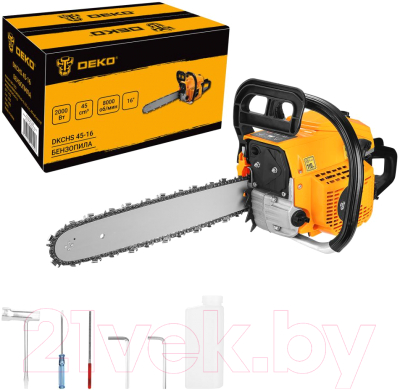 Бензопила цепная Deko Dkchs 45-16 / 065-1222