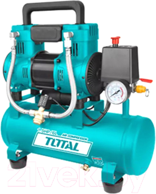 Воздушный компрессор TOTAL Безмасленный TCS1110062 - фото