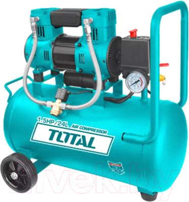 Воздушный компрессор TOTAL Безмасленный TCS1110242 - фото