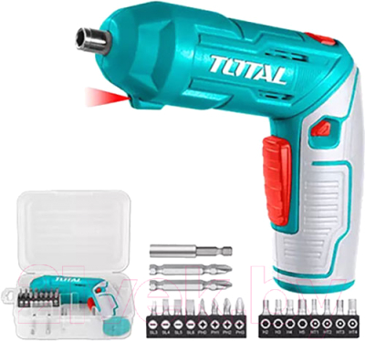 Электроотвертка TOTAL TSDLI0442 - фото