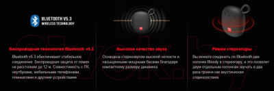 Портативная колонка A4Tech Bloody S3 Carry