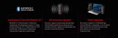 Портативная колонка A4Tech Bloody S6 Tube