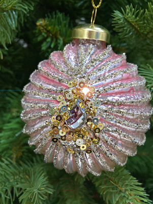 Елочная игрушка Shishi Цветок / 63626