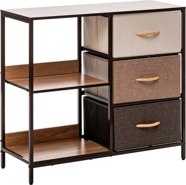 Комод Импэкс Leset Локи 3 ящика с полкой - фото