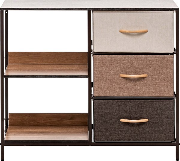 Комод Импэкс Leset Локи 3 ящика с полкой