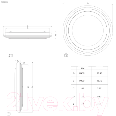 Потолочный светильник Eglo Capasso 900335
