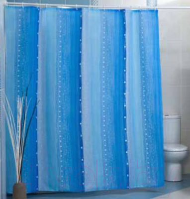 Шторка-занавеска для ванны Miranda Rain Blue