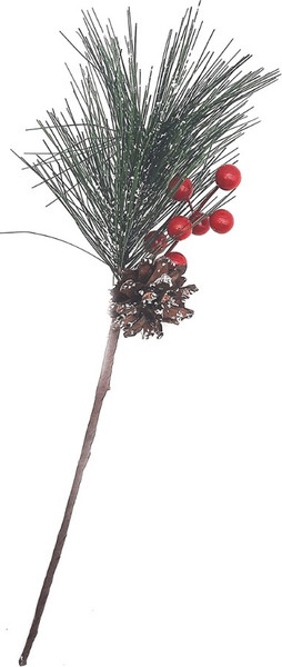 Ветка новогодняя MONAMI 137-10 - фото