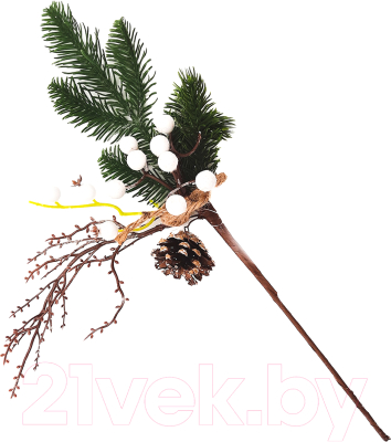 Ветка новогодняя MONAMI 137-14 - фото