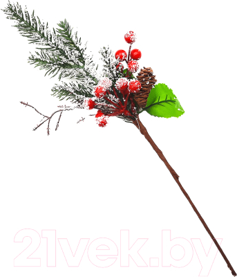 Ветка новогодняя MONAMI 137-16 - фото