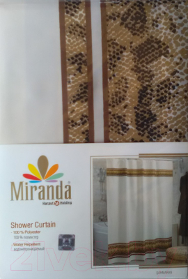Шторка-занавеска для ванны Miranda Sahmaran