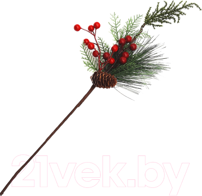 Ветка новогодняя MONAMI 137-8 - фото