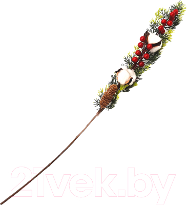 Ветка новогодняя MONAMI AD23-10 - фото