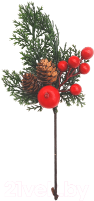 Ветка новогодняя MONAMI AD23-18 - фото