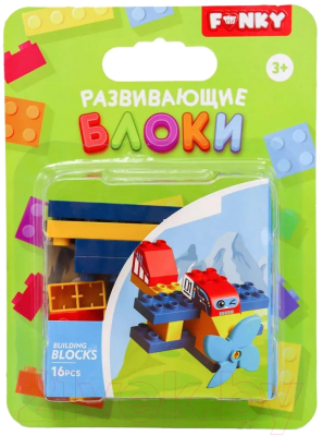 Конструктор Funky Toys Самолет / FT0822555 - фото