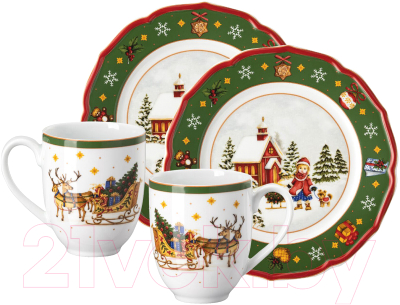 Набор для чая/кофе Hutschenreuther Happy Wintertime / 02488-727472-29213 - фото