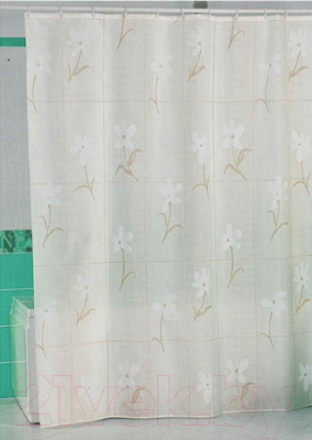 Шторка-занавеска для ванны Miranda Country Flower Beige